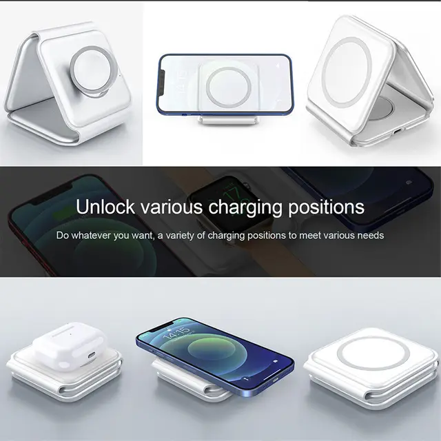 3 in 1 Magnetic Wireless Charger