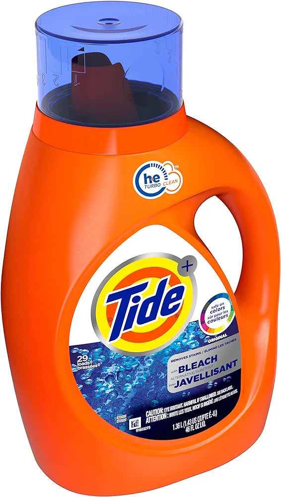 Tide Liquid Plus Bleach 46oz