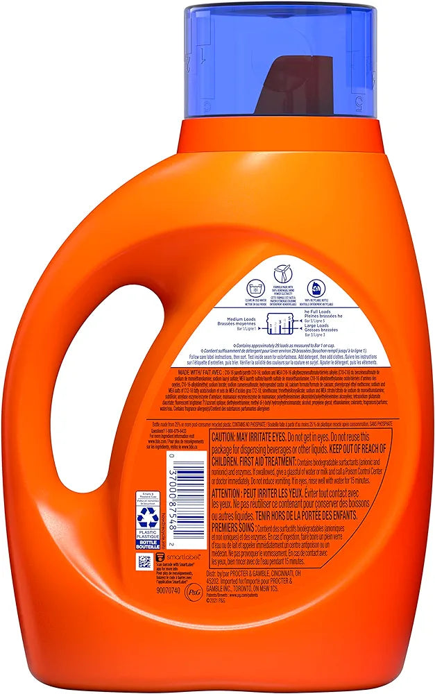 Tide Liquid Plus Bleach 46oz