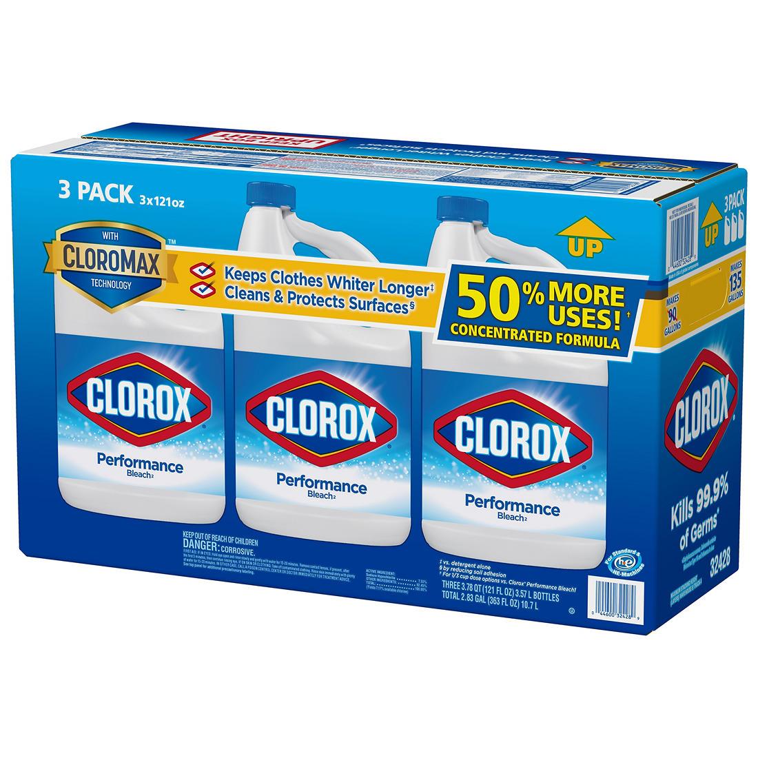 Clorox Bleach Concentrate 3-121 oz